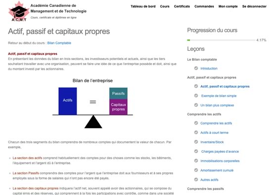 image contenu cours intro management ou gestion d'entreprise formation à distance